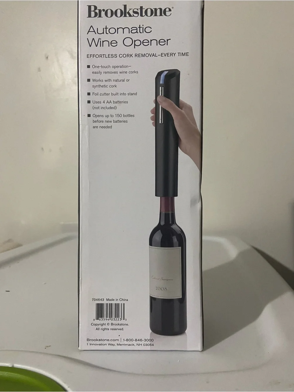 Brookstone cordless one
